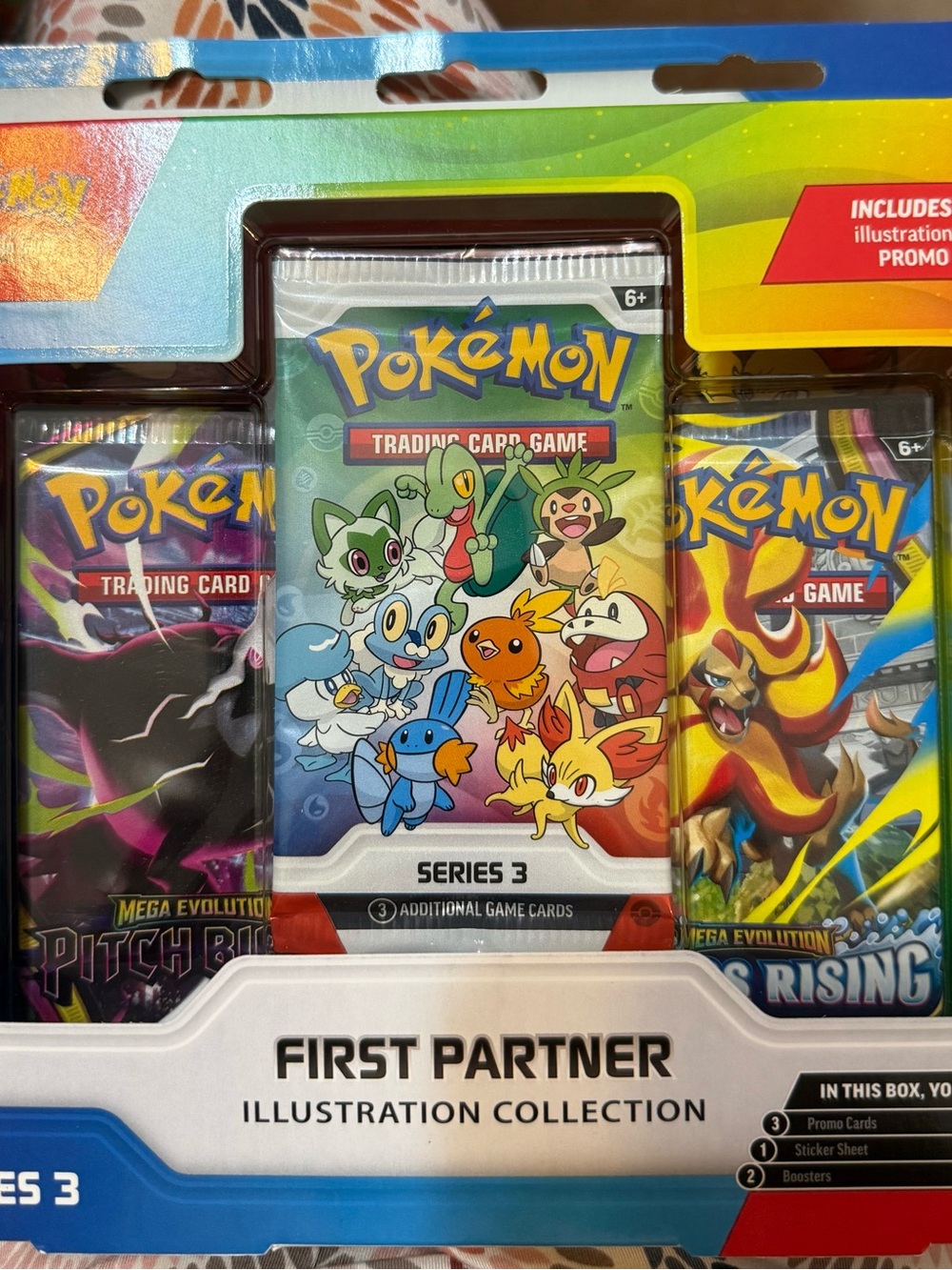 Pokemon Series 3 First Partner Illustration Collection - Green, Blue, Yellow